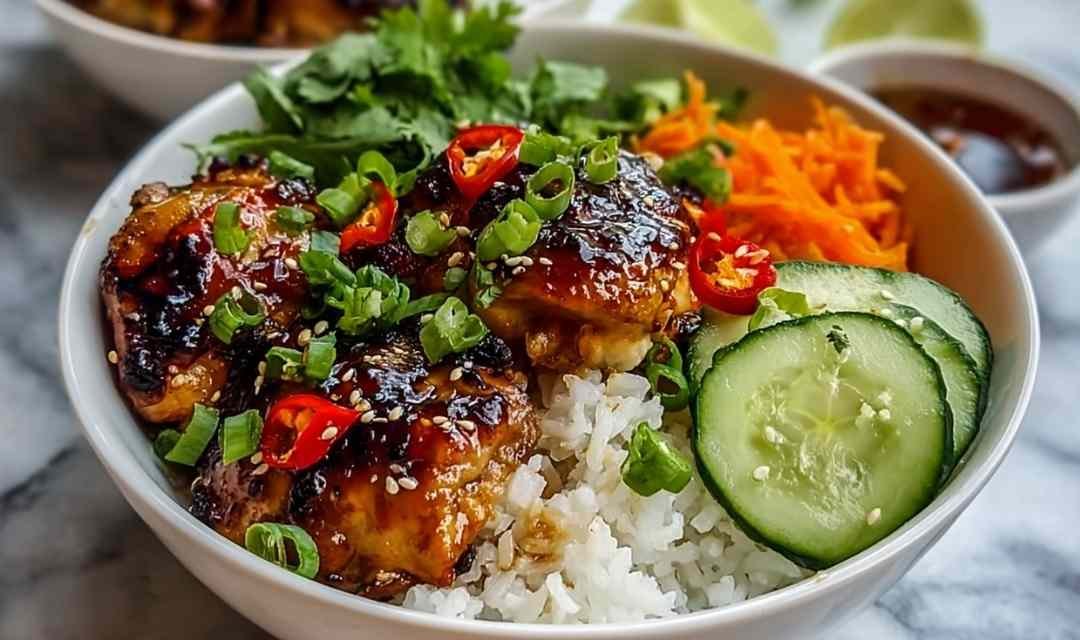 Sweet Chili Chicken Rice Bowls