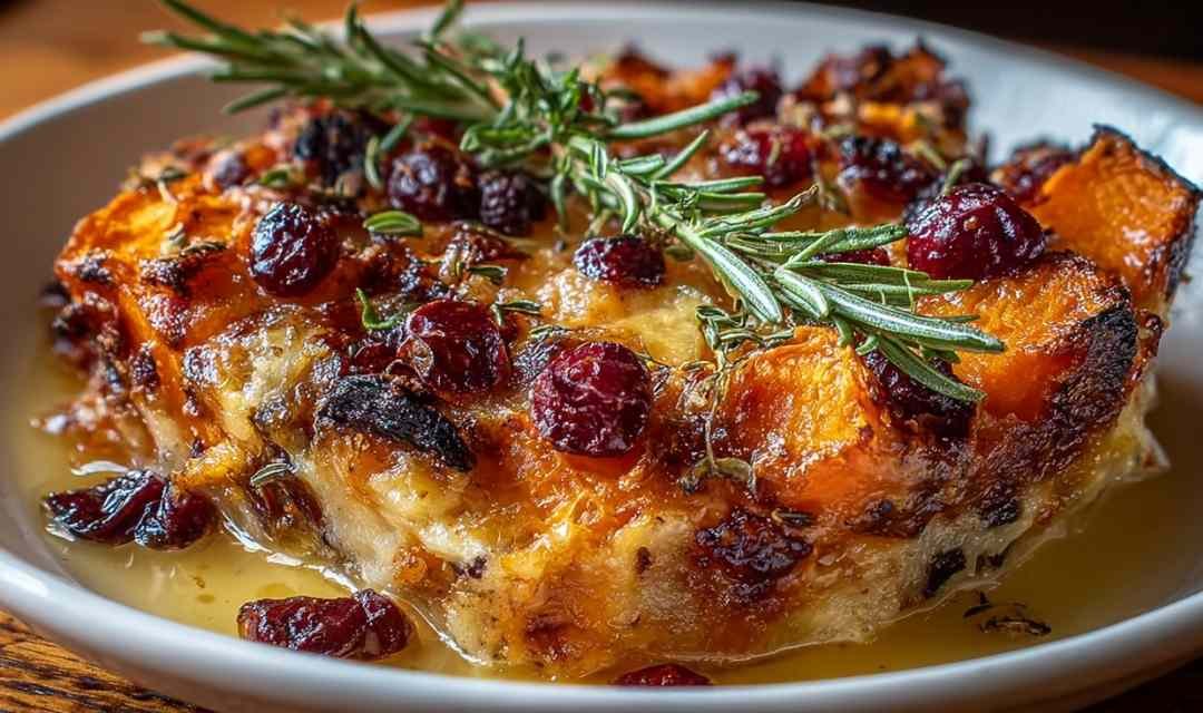 Sweet Potato Cranberry Gratin Recipe