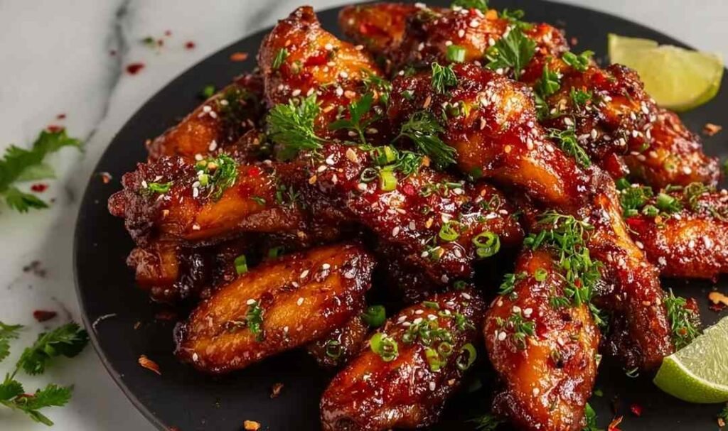 Sweet and Spicy Chicken Wings