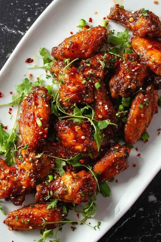Sweet and Spicy Chicken Wings