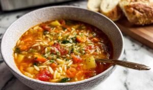 Vegetable Orzo Soup
