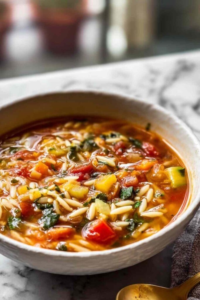 Vegetable Orzo Soup