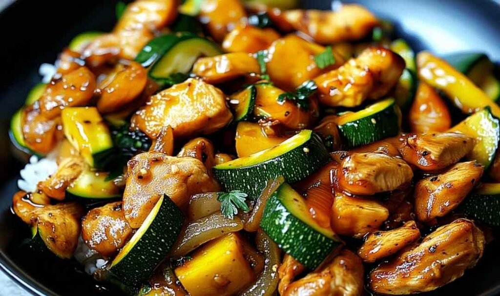 Chicken Zucchini Stir Fry