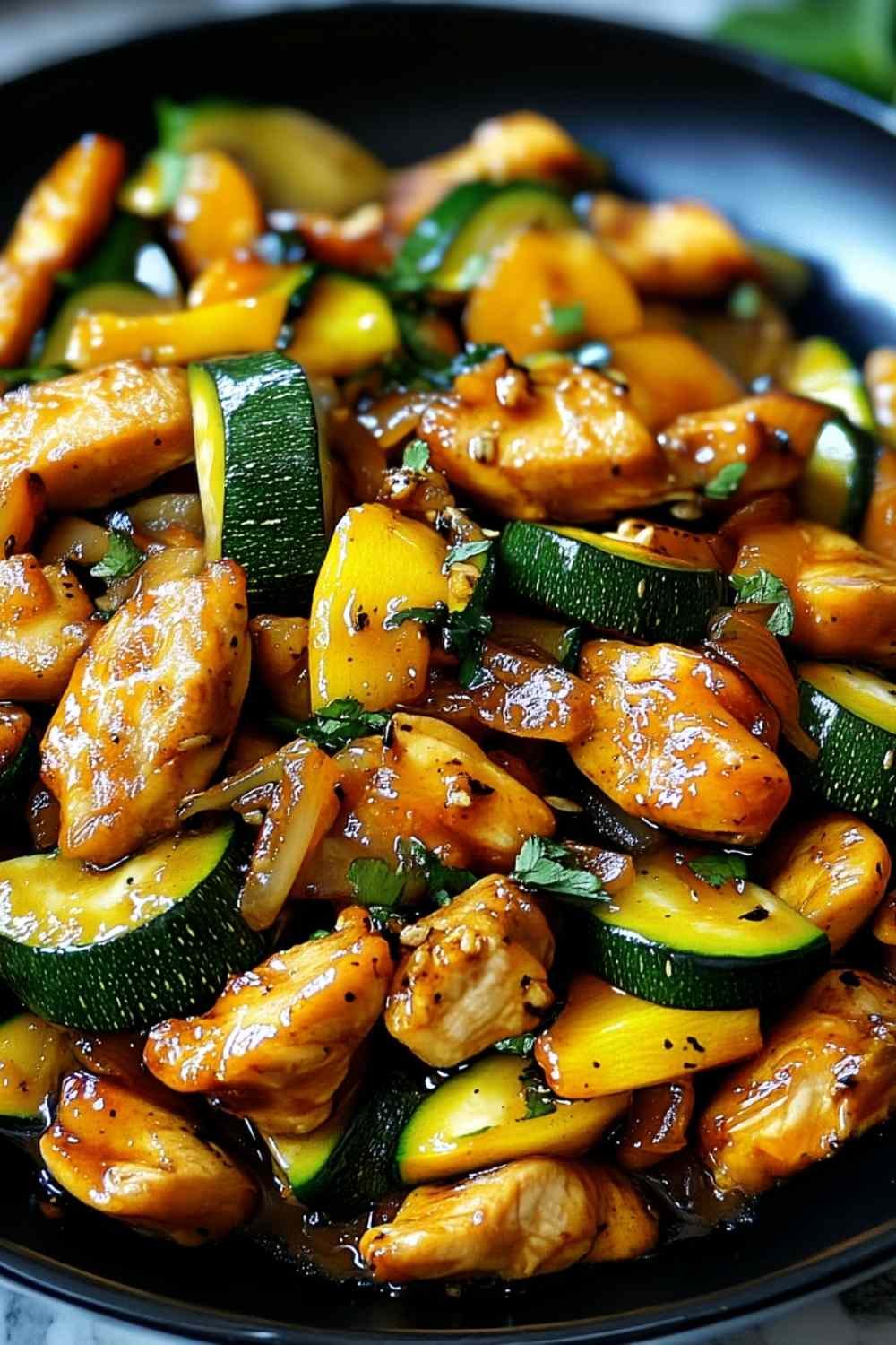 Chicken Zucchini Stir Fry
