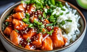 Crispy Salmon and Rice Bowl (1)