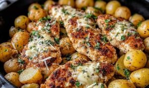 Garlic Parmesan Chicken and Potatoes (1)