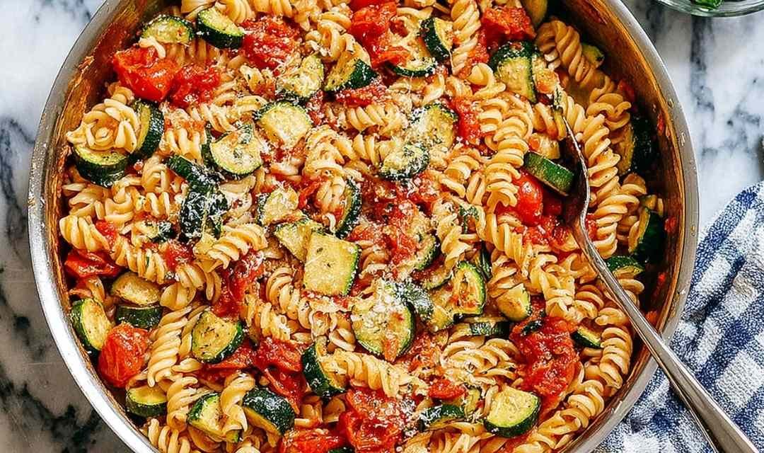 Healthy Tomato Zucchini Pasta Recipe