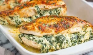 Spinach Stuffed Chicken (1)