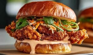 Thai Fried Chicken Sandwich (2)