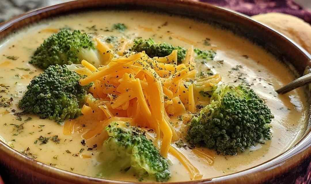 30 Minute Broccoli Cheddar Soup