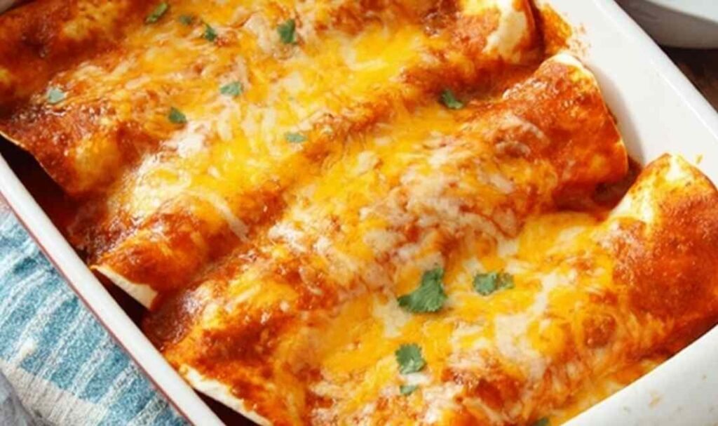 5 Ingredient Beef Enchiladas (Easy & Cheesy)