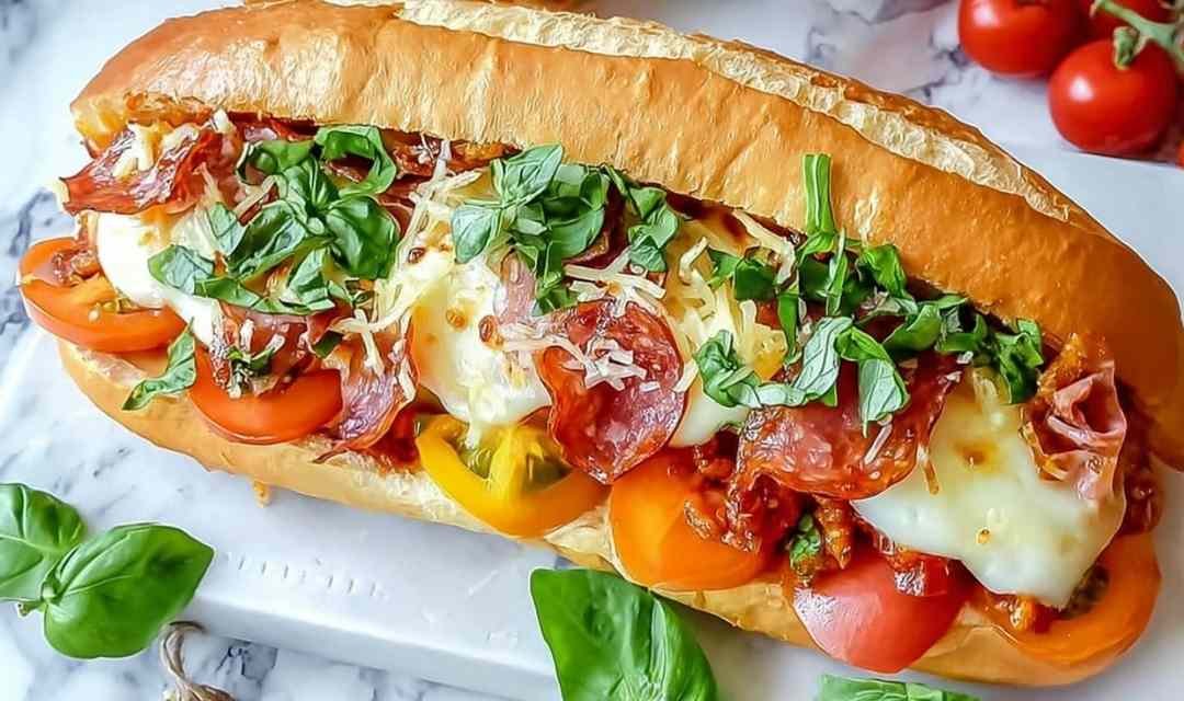 Baked Italian Grinder Sandwiches