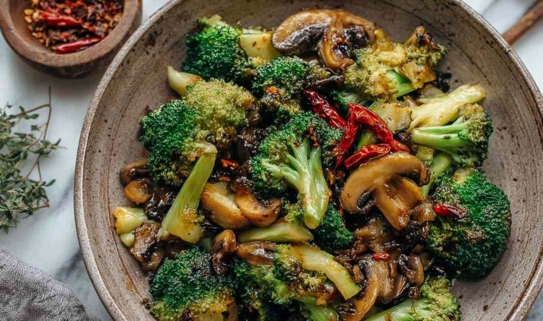 Broccoli and Mushroom Stir Fry