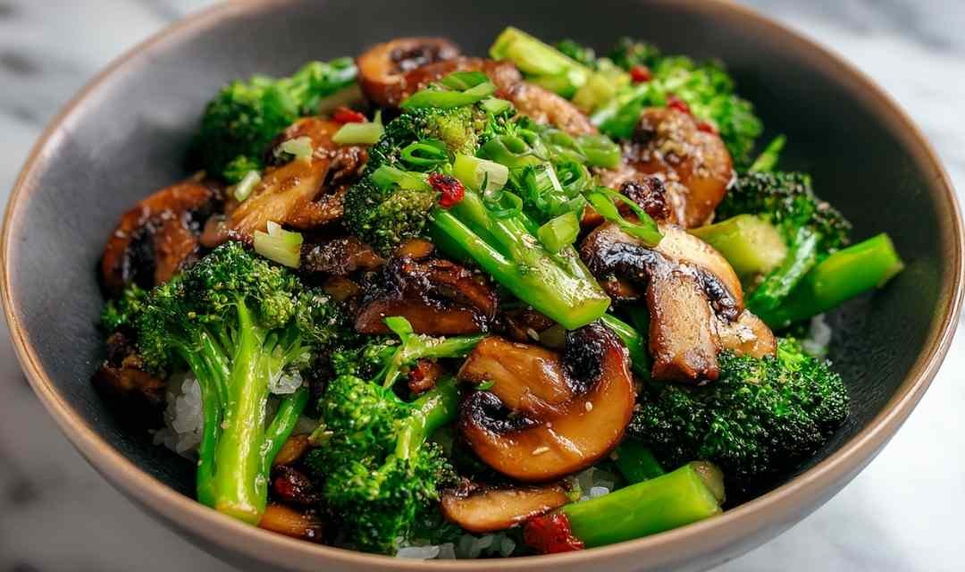 Broccoli and Mushroom Stir Fry
