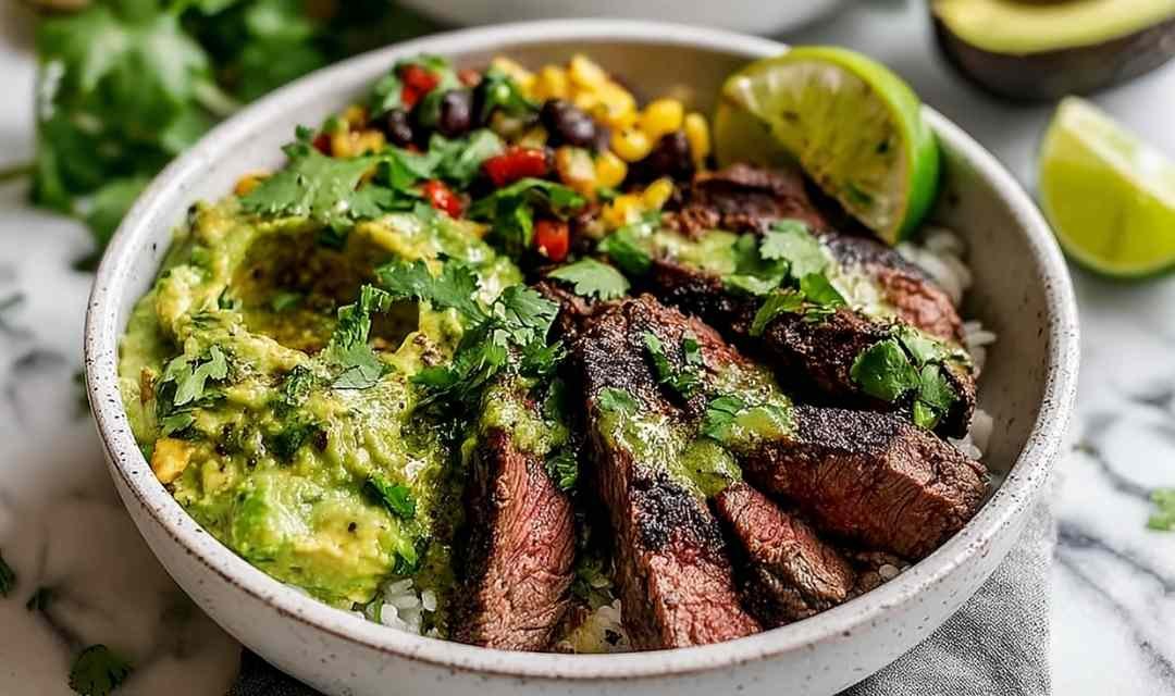 Cilantro Lime Steak Bowls Recipe