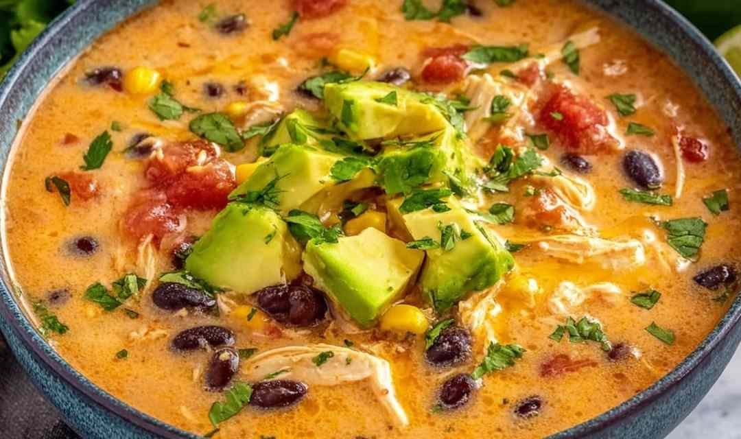 Creamy Chicken Enchilada Soup
