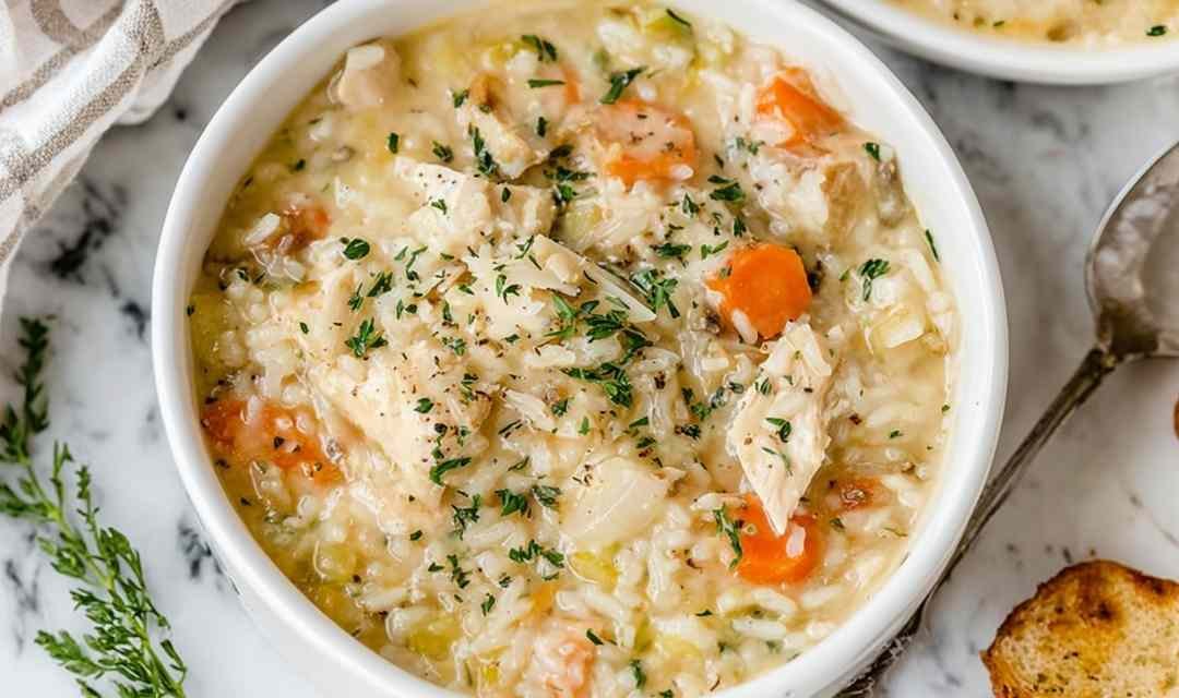 Creamy Chicken and Rice Soup