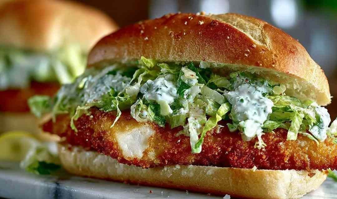 Crispy Chicken Caesar Sandwich