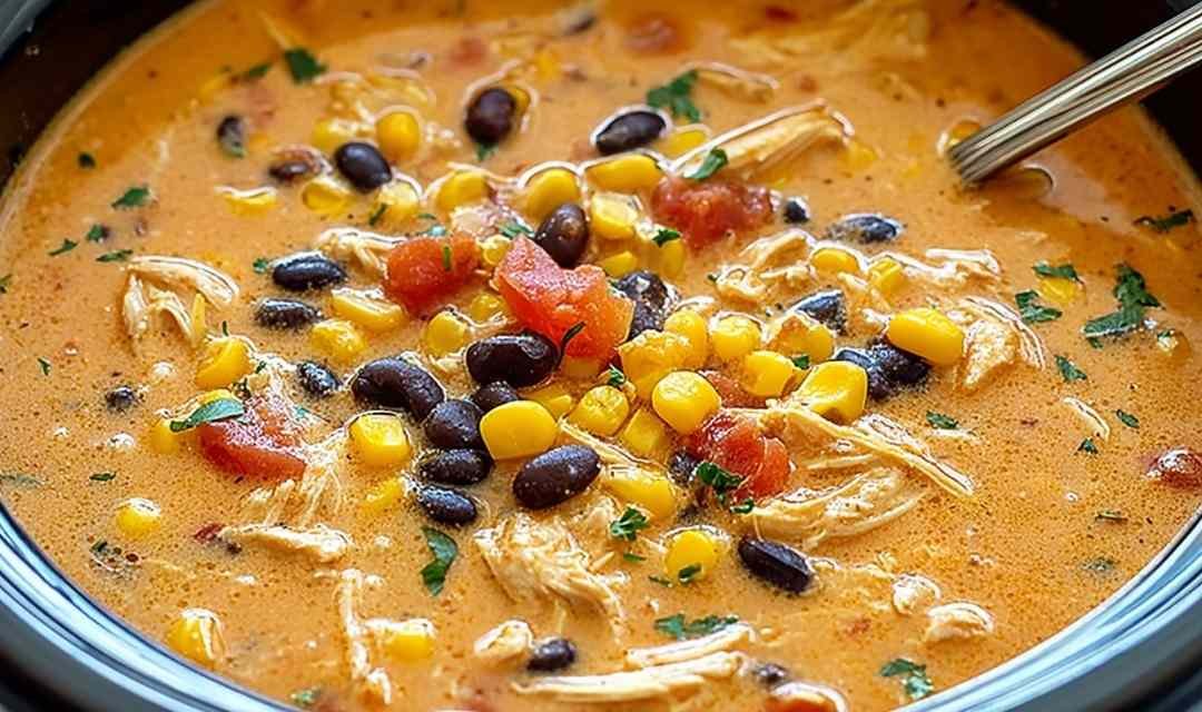 Crockpot Chicken Tortilla Soup