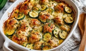 Easy Chicken Zucchini Bake