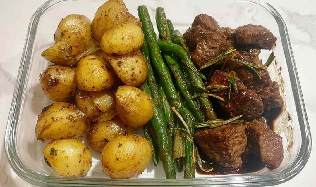 Garlic Balsamic Steak Bites