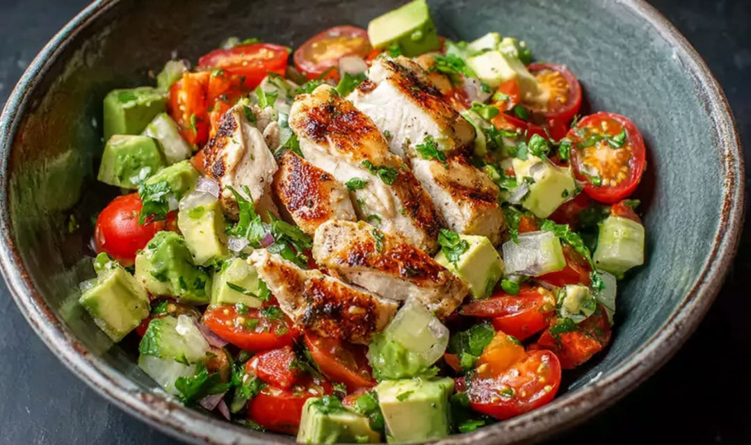 Healthy Avocado Chicken Salad