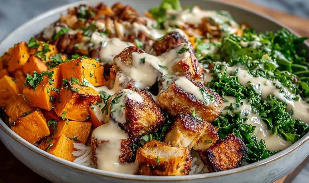 Chicken Sweet Potato Bowls
