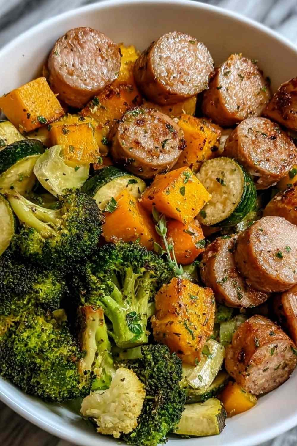 Sausage Veggie Skillet Bowl