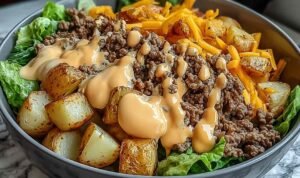 Savory Smash Burger Bowl (2)