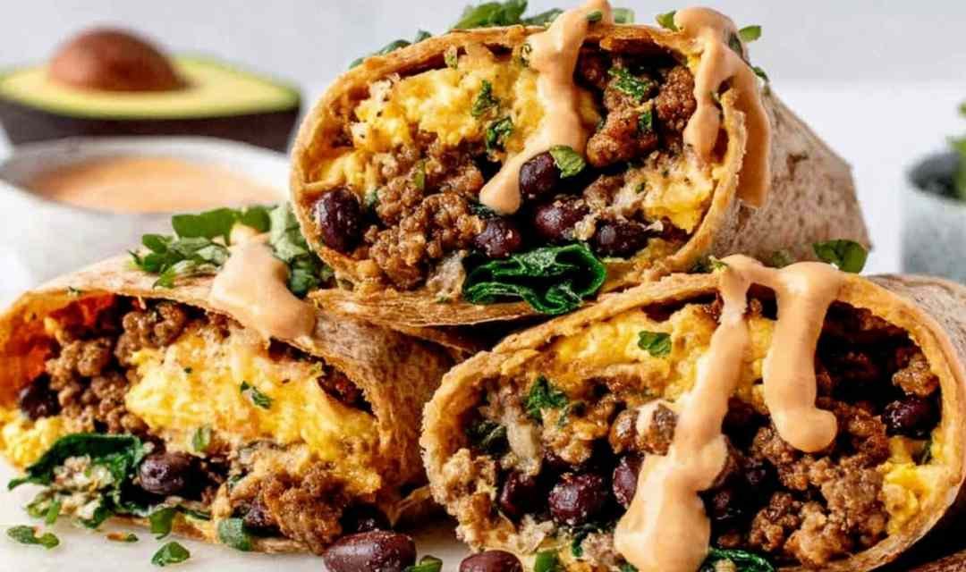High-Protein Breakfast Burrito