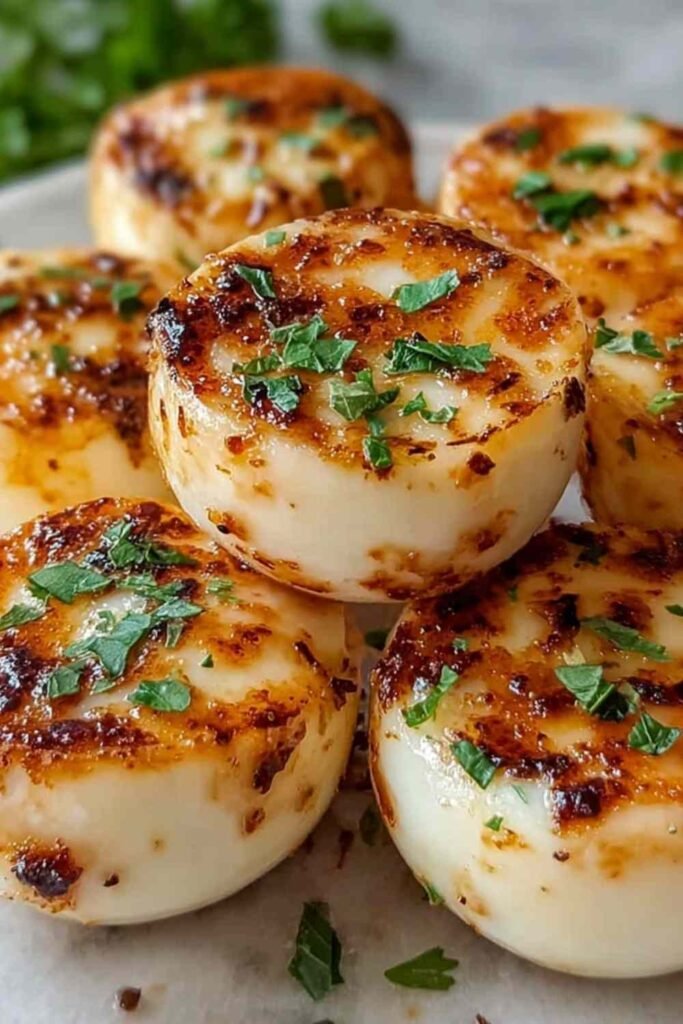 High protein egg white bites with golden tops fresh out of the oven in a greased 12-cup muffin tin