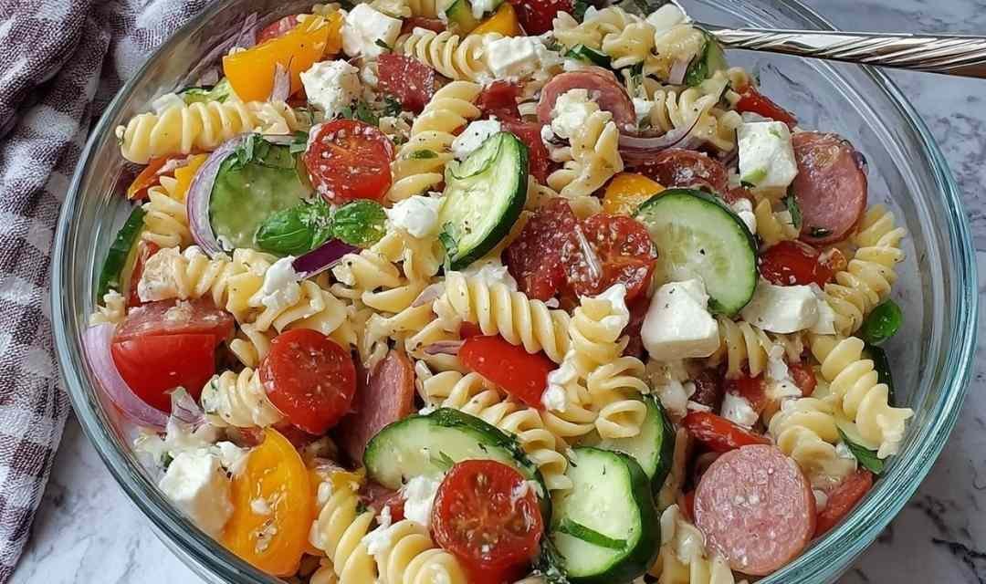 High Protein Italian Pasta Salad