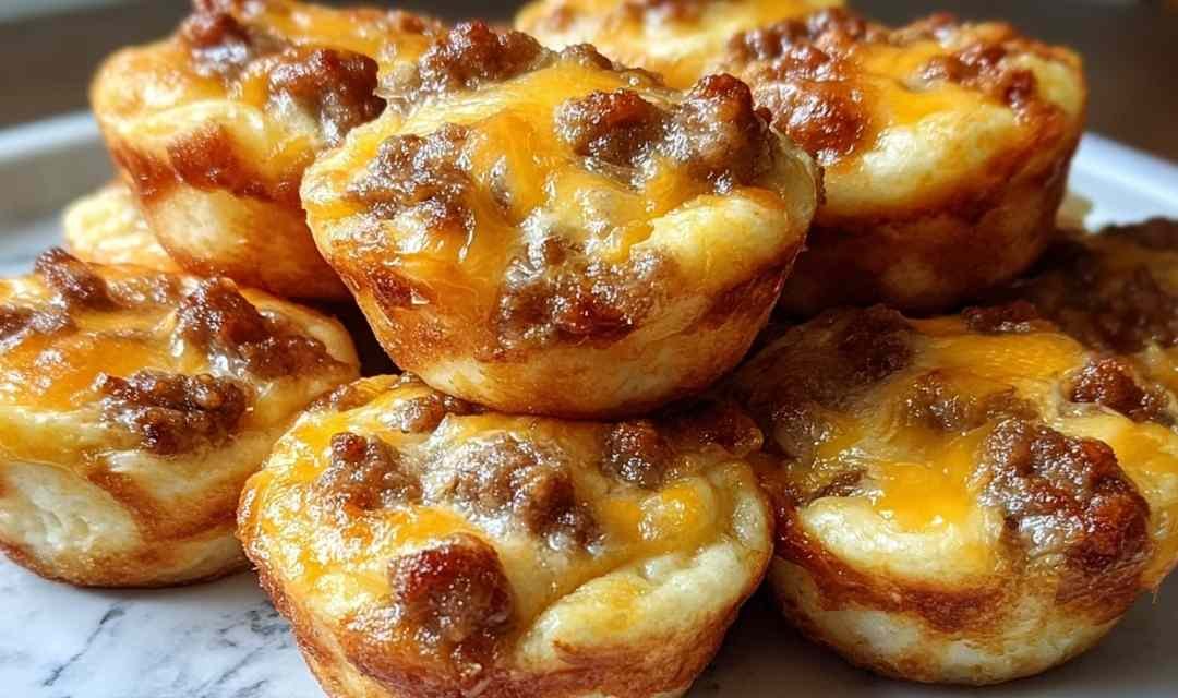 High-Protein Pancake Sausage Mini Muffins