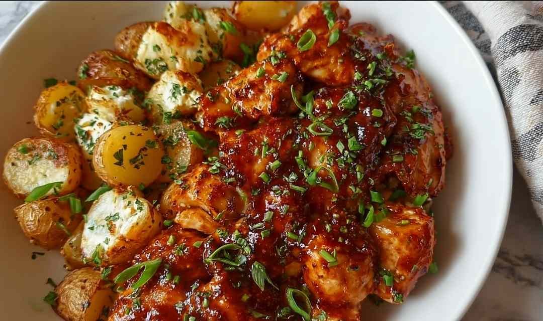 Honey BBQ Chicken Potatoes