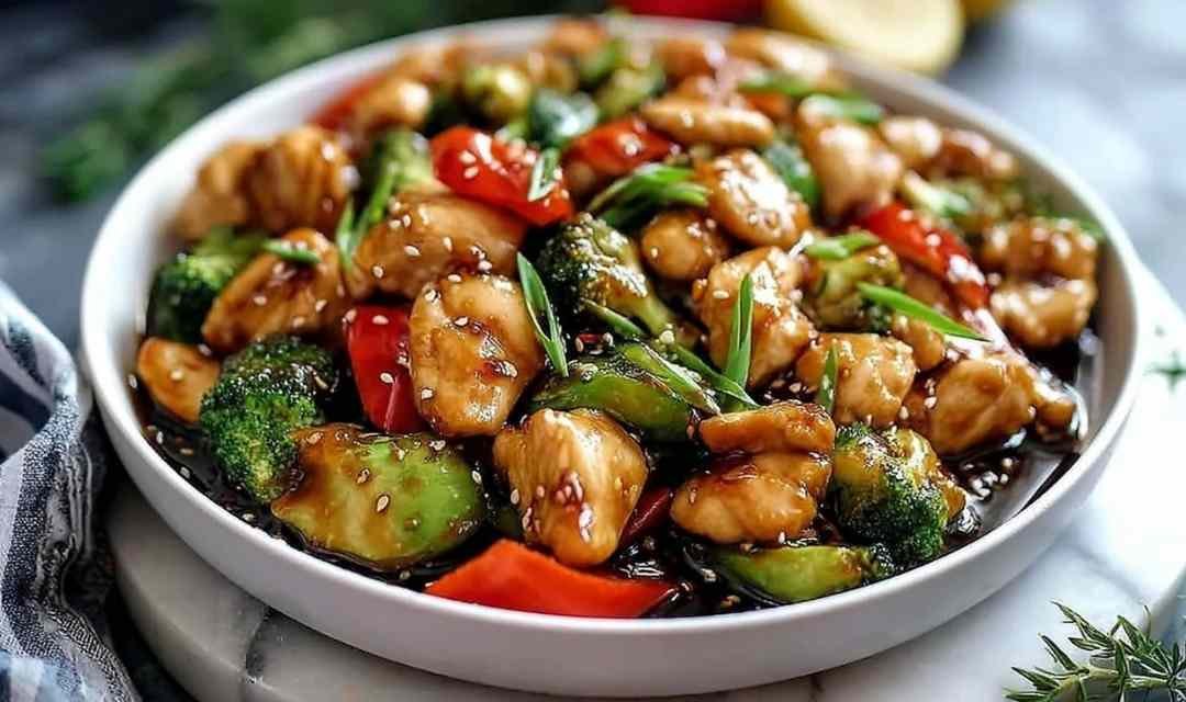 Honey Garlic Chicken Stir Fry