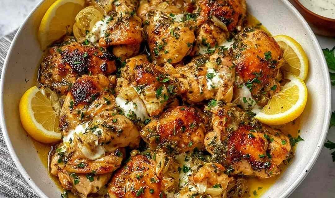 Lebanese Lemon Garlic Chicken