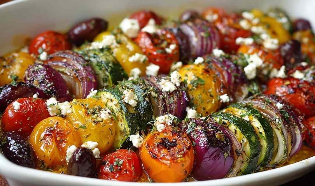 One Pan Greek Vegetables