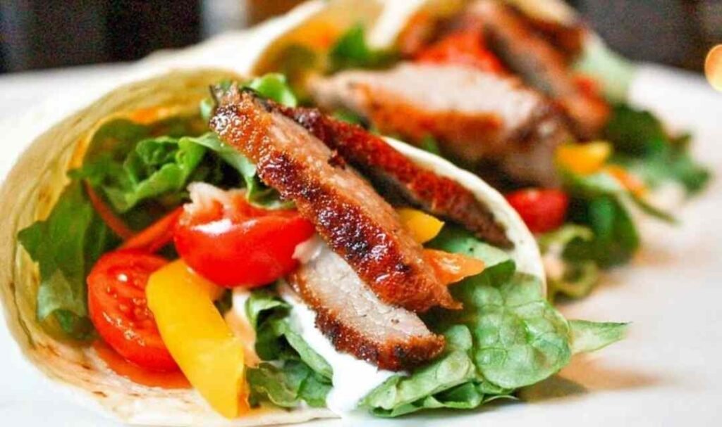 barbeque-pork-tenderloin-wraps-sliced-pork