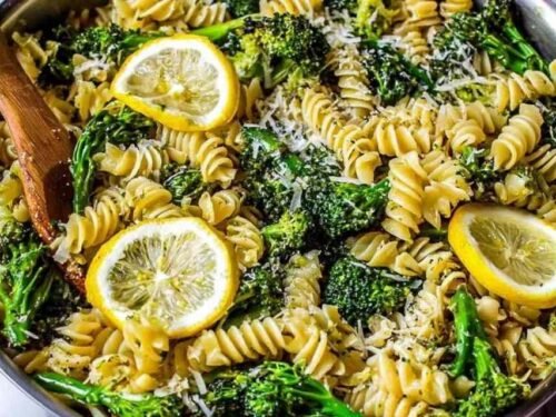 broccoli-lemon-pasta-skillet-with-parmesan