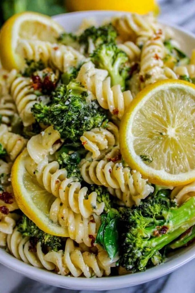 broccoli-lemon-pasta-skillet-with-parmesan