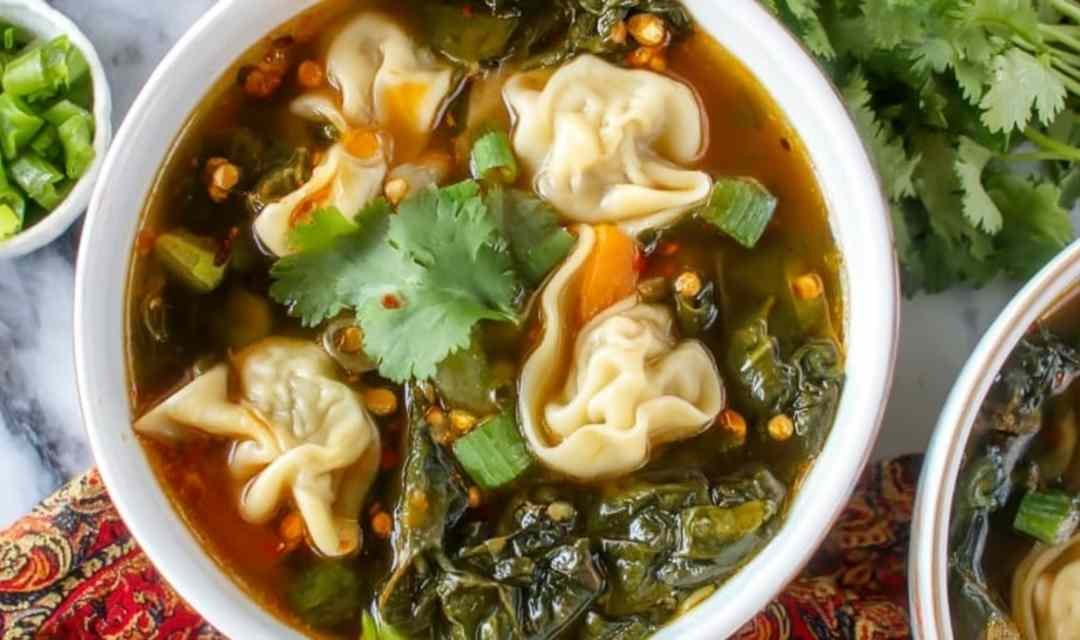 Easy Wonton Soup with Frozen Wontons