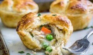 Individual Crescent Roll Chicken Pot Pie (2)