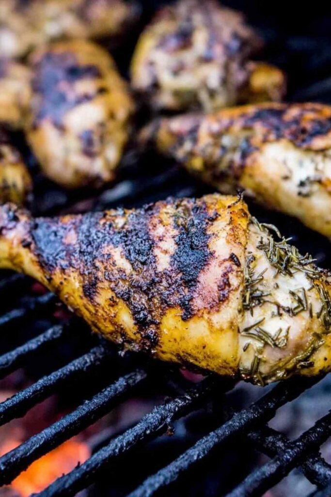 lemon-tarragon-grilled-chicken-platter-serving