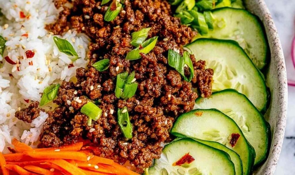 korean-beef-recipe-bowl-rice-veggies-sriracha-mayo