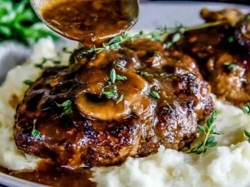 salisbury-steak-mushroom-gravy-mashed-potatoes