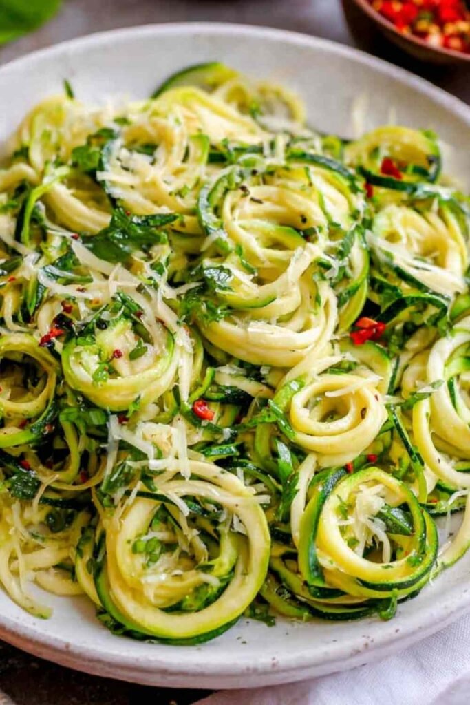 zucchini-noodles-garlic-parmesan-bowl